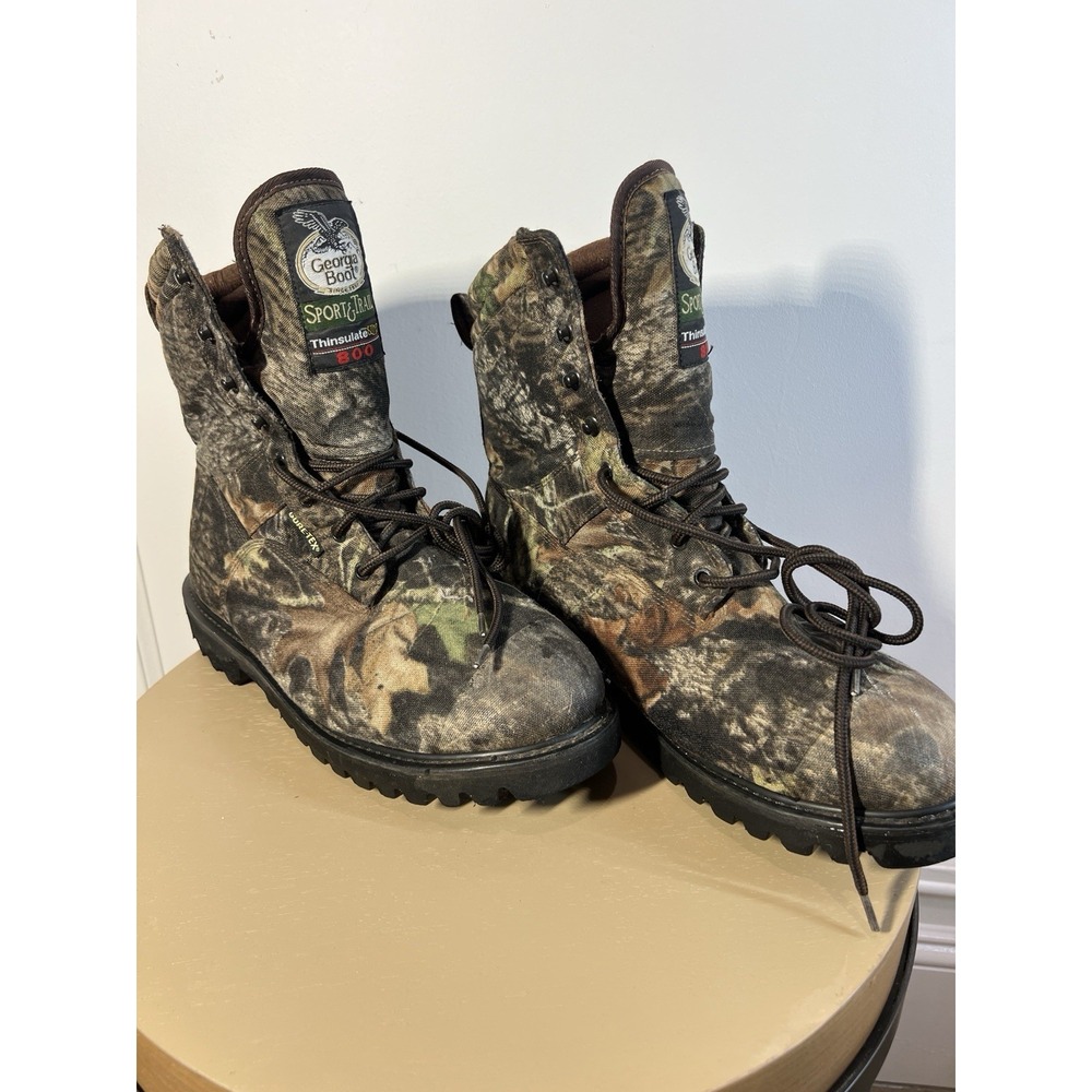 Georgia Boot G8248 Mens 12W Camo Gore-Tex 800g Thinsulate Steel Toe Hunting